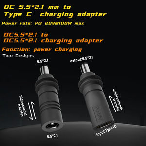 DC5.5*2.1mm Male to Female <strong>Adapter</strong> PD 100W 20V5A Fast Charging <strong>Adapter</strong> USB C Female to DC Power <strong>Adapter</strong> for Starlink Mini - Product Image 3