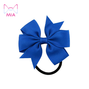 3.15 polegadas gorgorão fita bowknot cabelo arco com cabelo elástico banda para crianças cabelo laços acessórios 610
