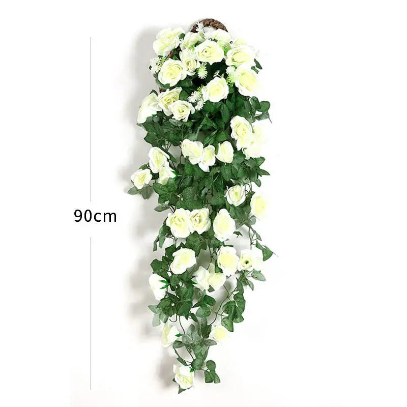Beautiful Home decoration rose wall hanging flower artificial backdrop flower for wall