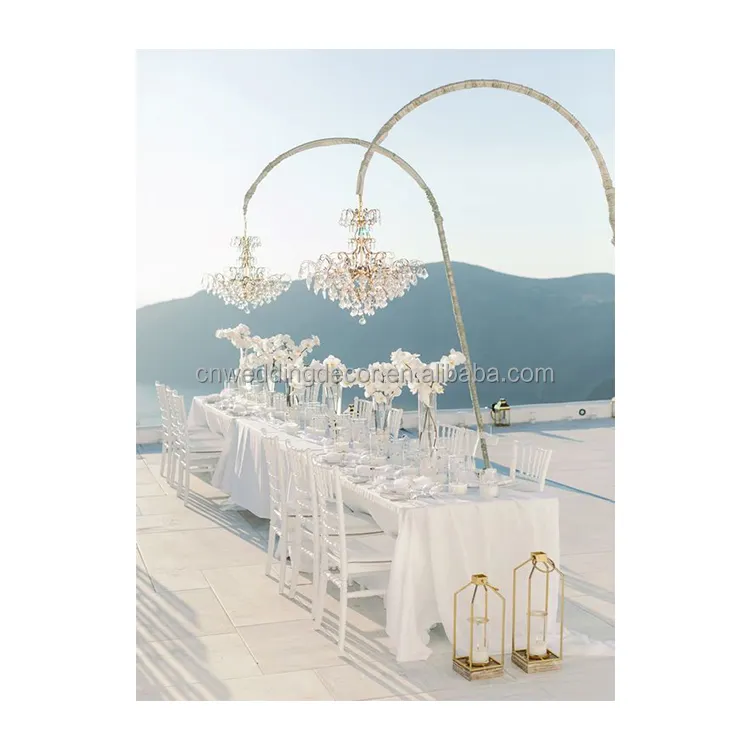 Lustre Pipe Stand Mariage Lustres En Cristal sur Arches Lustre Cintre et Coupleur