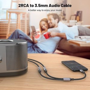 Cable de Audio USB C a RCA, Cable Divisor de Tipo C a RCA Hembra a Macho Y, con Chip DAC, 2 RCA a 2 - Product Image 4