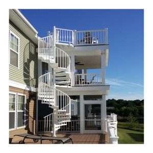 Cbmmart บันไดเหล็กแบบเกลียวสำหรับบันไดเหล็กแบบวงกลมสำหรับบันไดเหล็กยาว10ฟุตหินอ่อนบนบันไดเหล็ก - Product Image 3