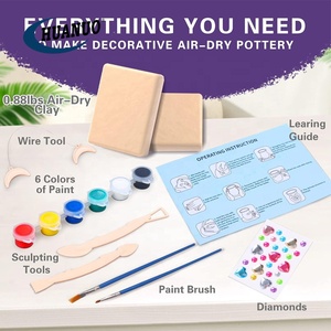 Educational <strong>Toy</strong> Ceramic Machine with Air-Dry Clay DIY Art Craft Kit Mini Pottery Wheel <strong>for</strong> <strong>Kds</strong> - Product Image 4