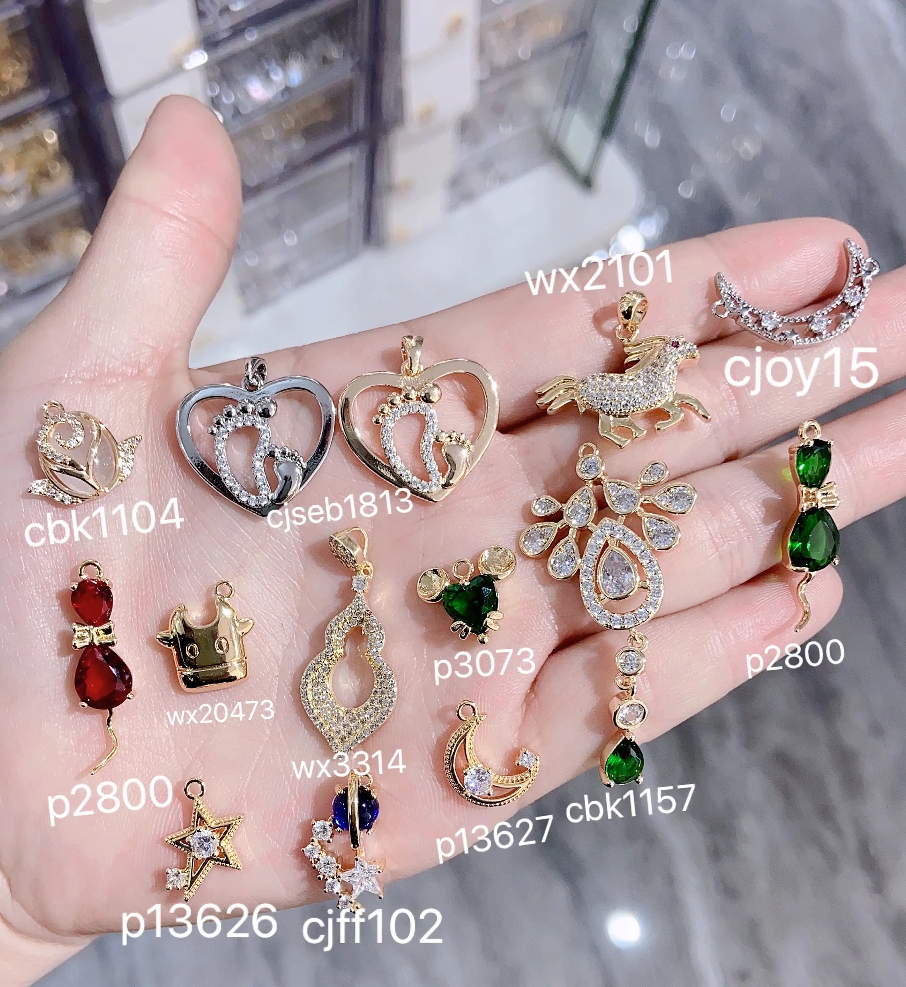 2023 New hot selling unique design Brass Jewelry fittings factory wholesale in spot