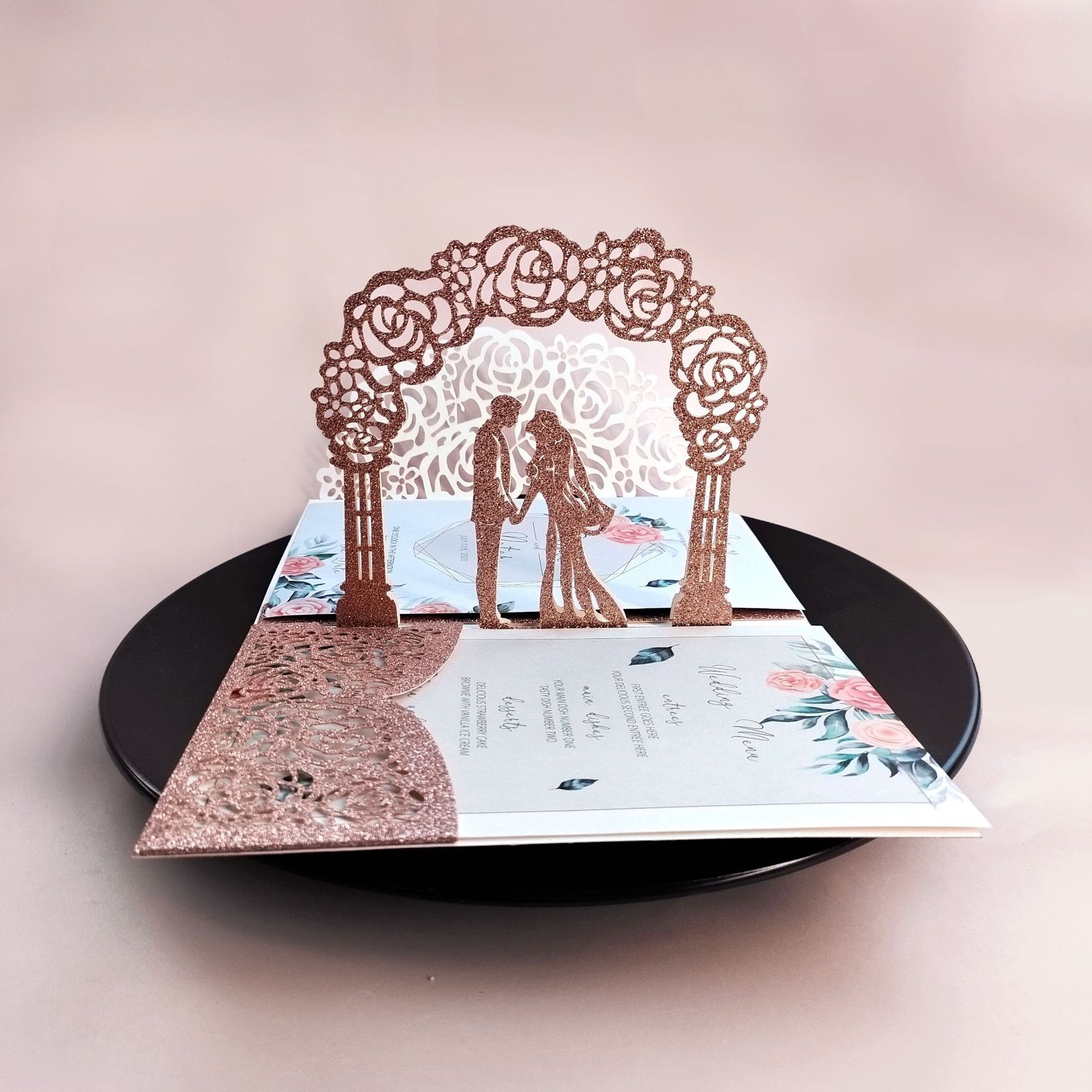 Style 5: Apple gold card + inner page printing