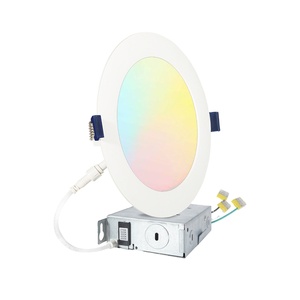 新しいタイプLEDダウンライト凹型高ルーメンLED表面マウントダウン6インチ円形パネルライトストリップ鉄ボックス - Product Image 1