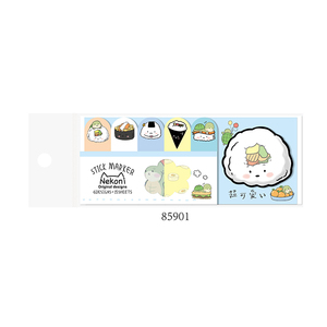 Nekoni创意彩色便签便签纸索引书签笔记本文具学校办公室原创便签 - Product Image 3