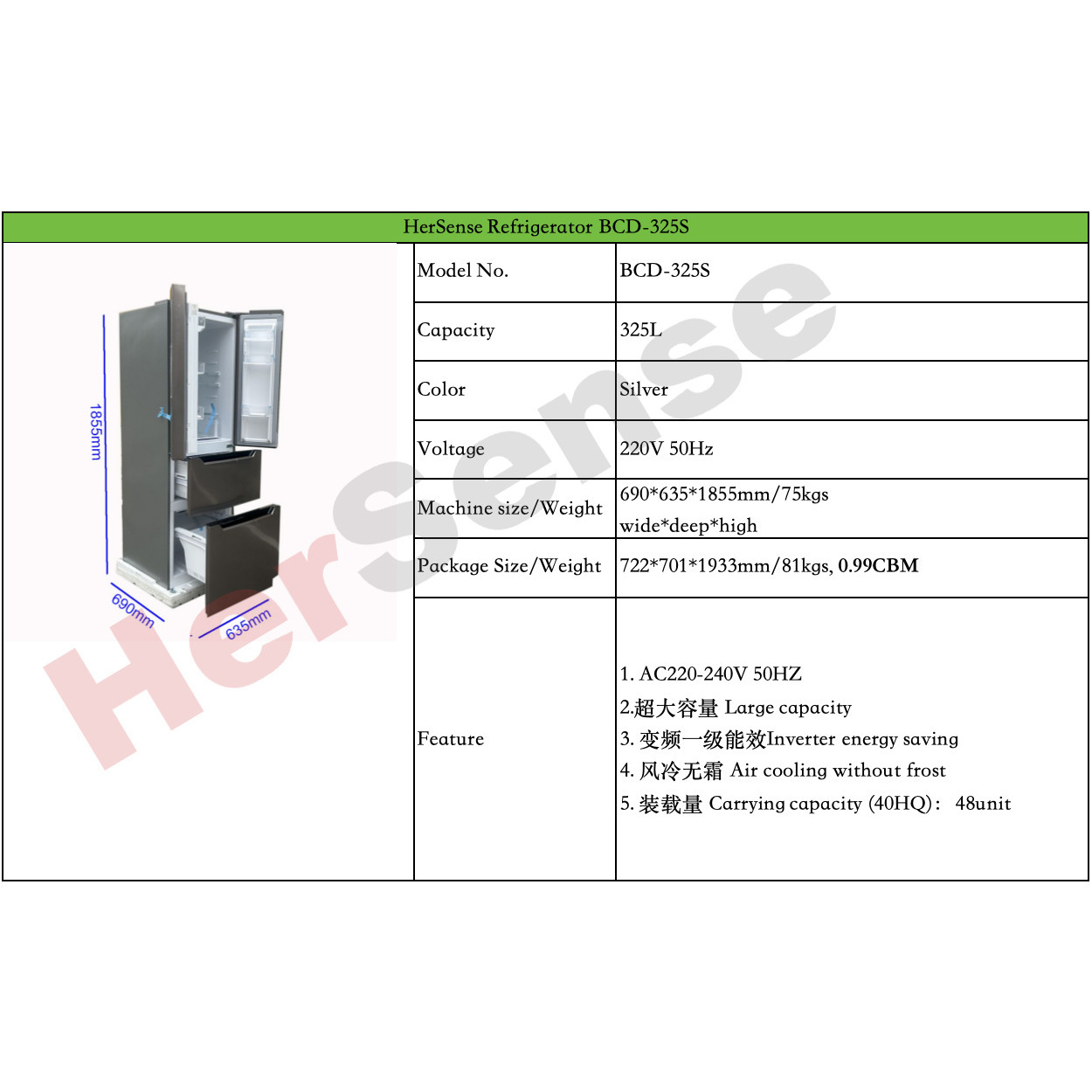 325L Argent 4 portes