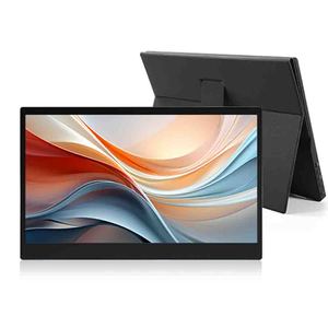 Portable <strong>Monitor</strong> 15.6&quot; 1080P <strong>with</strong> Sleeve <strong>Built</strong>-<strong>in</strong> 90&deg; Adjustable Stand USB C HDMI Ultra-Slim for MacBook Phone PS Xbox Switch - Product Image 1