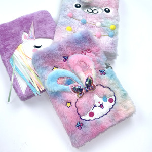 BSCI Factory <strong>Custom</strong> <strong>Make</strong> Cute Plush Fancy <strong>Notebook</strong> for Kids/Toy for Kids - Product Image 2