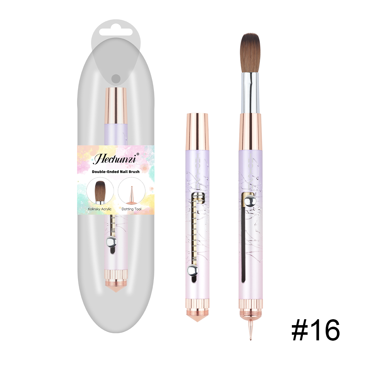 Gradient #16 Kolinsky Brush+ Dotting Tip