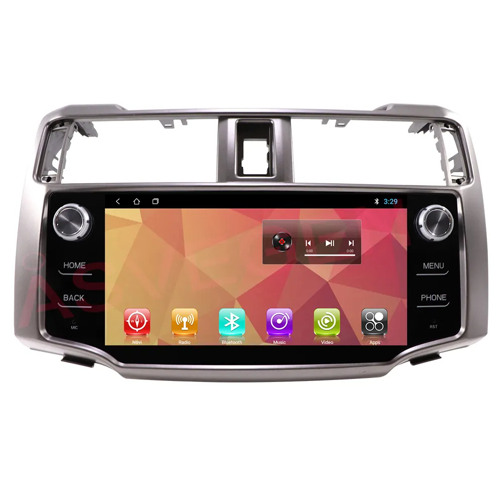 Android10.0 система 4G автомобиля Радио Мультимедийный видеоплеер приборной панели автомобиля GPS навигации Автомобильный сабвуфер для Toyota 4runner 2010-2021
