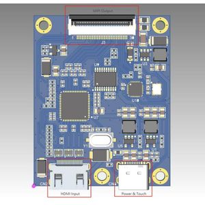 3.4 inç HD 800x800 TFT IPS 3.4 ''yuvarlak TFT LCD ekran modülü HD-MI denetleyici kurulu dairesel endüstriyel metre LCD ekran - Product Image 6