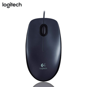Logitech M90USB光学式マウス有線マウス人間工学に基づいたデザインクラシックオフィスホームユニバーサルマウスコンピューターラップトップデスクトップPC - Product Image 1