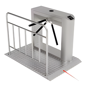 Shenzhen High Quality Edelstahl Barcode Reader Zugangs kontrolle Fitness studio Halbautomat isches Stativ Drehkreuz - Product Image 3