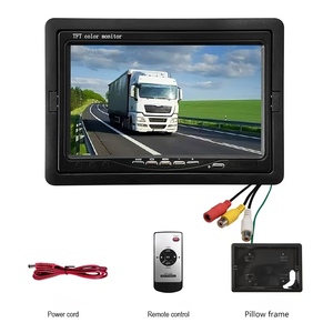 SeemeTech 7-Inch Vehicle Universal Split-Screen <strong>LCD</strong> Screen <strong>Display</strong> Truck Bus Monitor Vehicle Monitor - Product Image 3