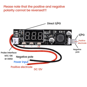 Single 12V 2A DC <strong>PWM</strong> 2-3 Wire Fan <strong>Temperature</strong> Control Speed <strong>Controller</strong> Driver Module for Chassis Computer Noise Reduction Module