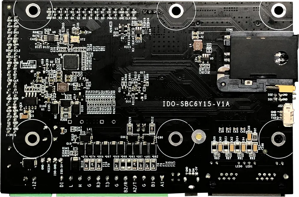 Gateway Apparaat IDO-SBC6Y15 IMX6ULLIEC Processor Smart Moederbord Ondersteuning Wifi En Ble Module Met 4G Industriële Router