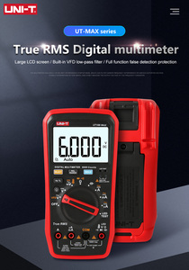 Uni t multimeter דיגיטלי multimeter 1000v מתח קבל בודק אמיתי rms חשמלי רב מטר