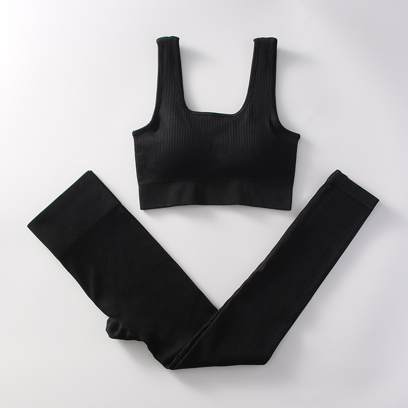 Black Flat Bra Trousers