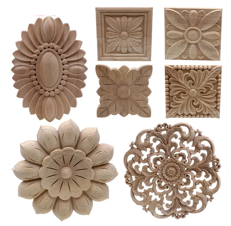 Sculture in legno onlay e appliques in legno appliques decorative per pareti