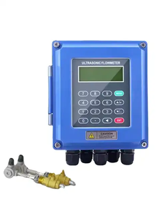 Ultrasonic Flow Meter Portable External Clamp <strong>Insertion</strong> Type Pipe Segment Liquid Flow Rate Meter - Product Image 4