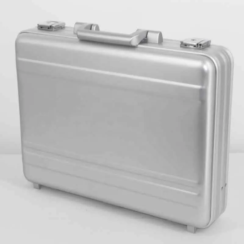 防水アルミニウムツールケースはハードシェル収納ボックスを運ぶケース機器オーガナイザーシルバー用のカスタムフォームインサート