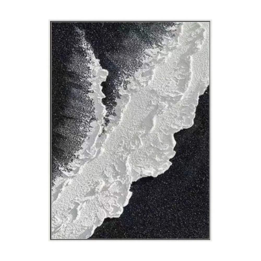 EagerArt Hand Palette pittura paesaggistica Abstract Sea Tide 3D Texture spessa Wall Art Decor rilievo opere d'arte dipinti su tela