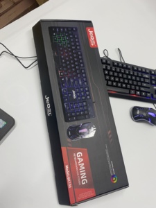 Tastiera da gioco 100% combinata con Mouse 104 RGB con tasti Anti-Ghosting Set di tastiera per computer portatili ABS PC accessori per Desktop perfetti - Product Image 4