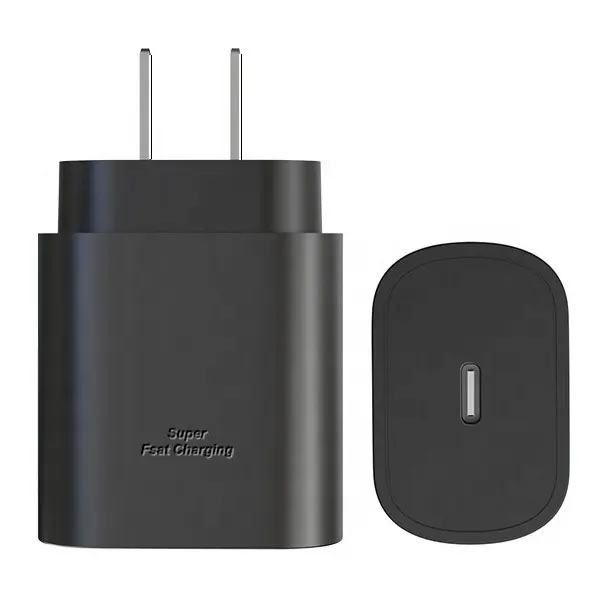 Chargeur PD de voyage USB type C 25w PD super rapide d'origine pour Samsung Adaptateur de chargeur de charge rapide