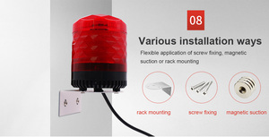 Thiết Bị An Ninh Bán Sỉ Từ Nhà Máy Còi Báo Động Còi Báo Động 220V Còi Báo Động Còi Báo Động Đèn LED 120dB Còi Còi Còi 12V Hoặc 24V - Product Image 5