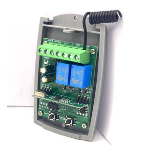ユニバーサル433MHz RFリモートコントロールレシーバー自動2チャンネルワイヤレスガレージ/ゲートドア433.92Mhzローリングコードレシーバー - Product Image 2