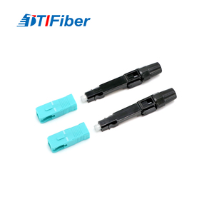 Connettore di rete Telecom SC LC FC APC UPC Simglemode multimodale OM2 OM3 OM4 Simplex connettore veloce in fibra Duplex - Product Image 6