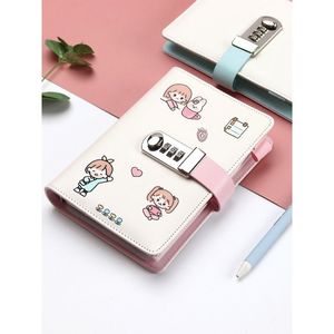 高颜值多功能方形日记本女生小学生散叶笔记手帐组合 - Product Image 3