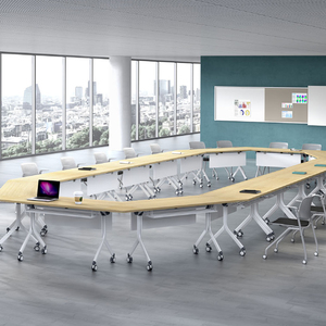Movable Office <strong>Computer</strong> Training Desk Foldable Desk Conference Room Training <strong>Tables</strong> - Product Image 6