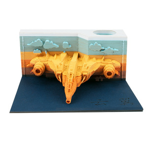 批发DIY创意工艺便条纸艺术积木2D 3D记事垫贴纸便签 - Product Image 5
