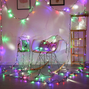 Led-String-Feenlicht dekorative String-Lichter Fernbedienung RGB Stringlicht - Product Image 5