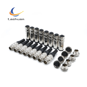 LECHUAN C091J09 Amphenol Binder 5P 6P 7P 8P 12P 16P 19P 24Pins IP67 su geçirmez sensör erkek tak M16 dairesel sinyal konnektörleri - Product Image 4