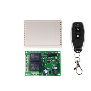 6V 12V 24V Interruttore di telecomando Senza Fili 2CH Relè Modulo Ricevitore EV1527 Trasmettitore RF 433Mhz A Distanza controlli motore - Product Image 1