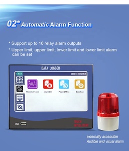 Akış ölçer sıcaklık veri kaydedici kaydedici akıllı veri kaydedici için 16 kanal veri kaydedici - Product Image 6