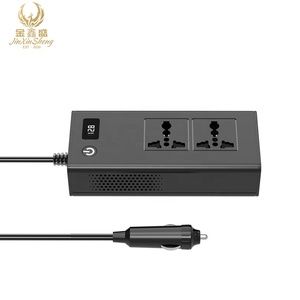Nuevo inversor de coche potencia 200W enchufe Universal Dual interfaz 4USB QC3.0 + PD entrada de carga rápida 12V a salida 220V voltaje - Product Image 1