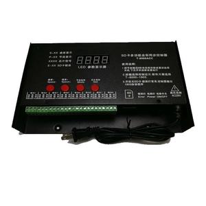 Tam renkli modül renkli T-8000AC mühendislik animasyon metni için ışık şeridi programlanabilir LED renkli Sd kart denetleyicisi - Product Image 3