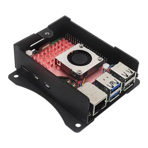 Хорошее качество Raspberry Pi 5 металлический корпус из алюминиевого сплава теплоотводящий корпус совместимый активный кулер чехол для Raspberry Pi 5 - Product Image 6