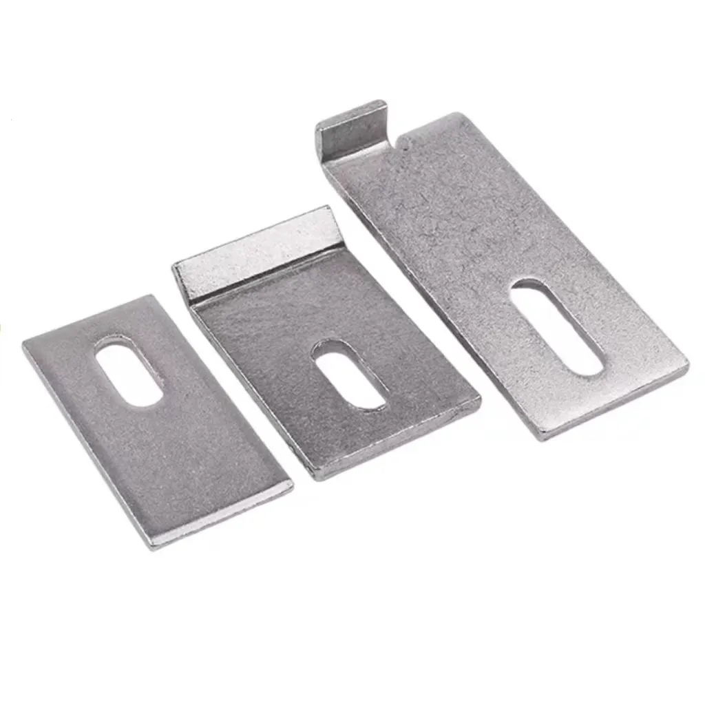 Suporte de fixação de aço galvanizado para paredes de aço inoxidável 304 alumínio de alumínio personalizado para sistema de revestimento