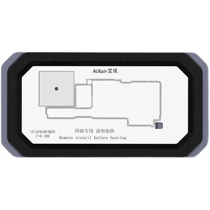 AIXUN Z13 Soldering Stencil Tanam Tin Platform untuk iPhone 13 13Mini 13Pro 13Pro Max Motherboard Perbaikan BGA Reballing Tools