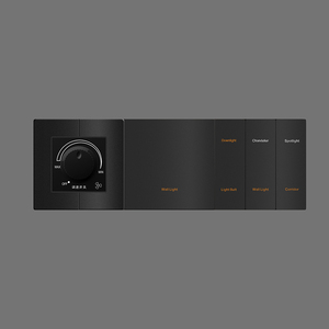 Avrupa tarzı kapalı duvar akıllı anahtar <span class=keywords><strong>knx</strong></span> anahtarı duvar akıllı anahtar bağlantı odası kontrol ünitesi - Product Image 6