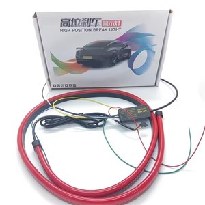 <strong>12v</strong> Car <strong>Led</strong> Rear Windshield Brake Light Strip <strong>Red</strong> Flow Flexible <strong>LED</strong> Tail Warning Light - Product Image 4