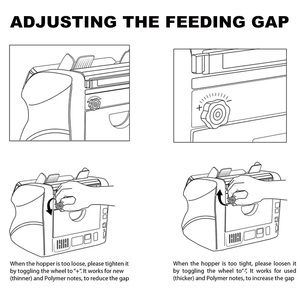 Xách tay tự động tiền mặt hỗn hợp tiền tệ đếm tiền giả máy dò - Product Image 6