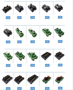 1进8出配电箱正负公共端子交流/DC分割和转换端子块 - Product Image 5