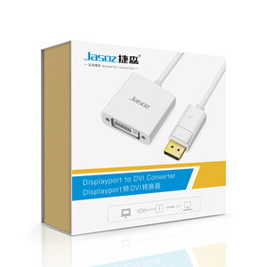 1080P 60Hz DisplayPort DP DVIアダプタDisplayPortオスDVI-Dメスコンバータ対応コンピュータデスクトップスピーカー用 - Product Image 2